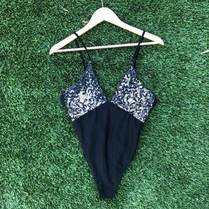 Lovers + friends sparkle bodysuit